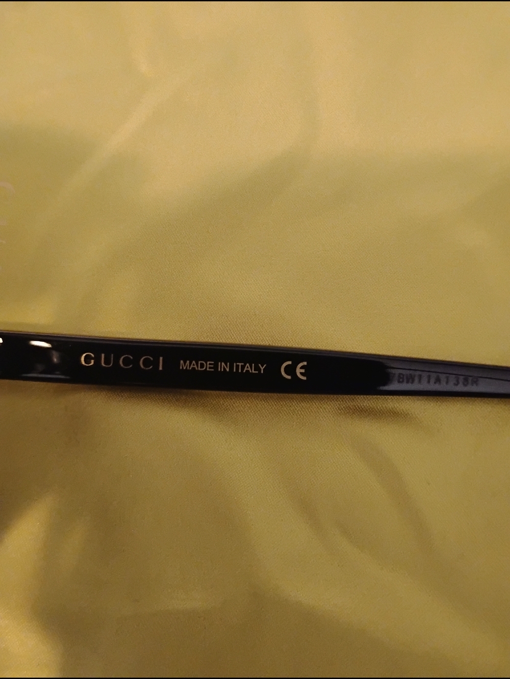Gucci Black Women's Square Eyeglass Frames - Picture 4 of 5